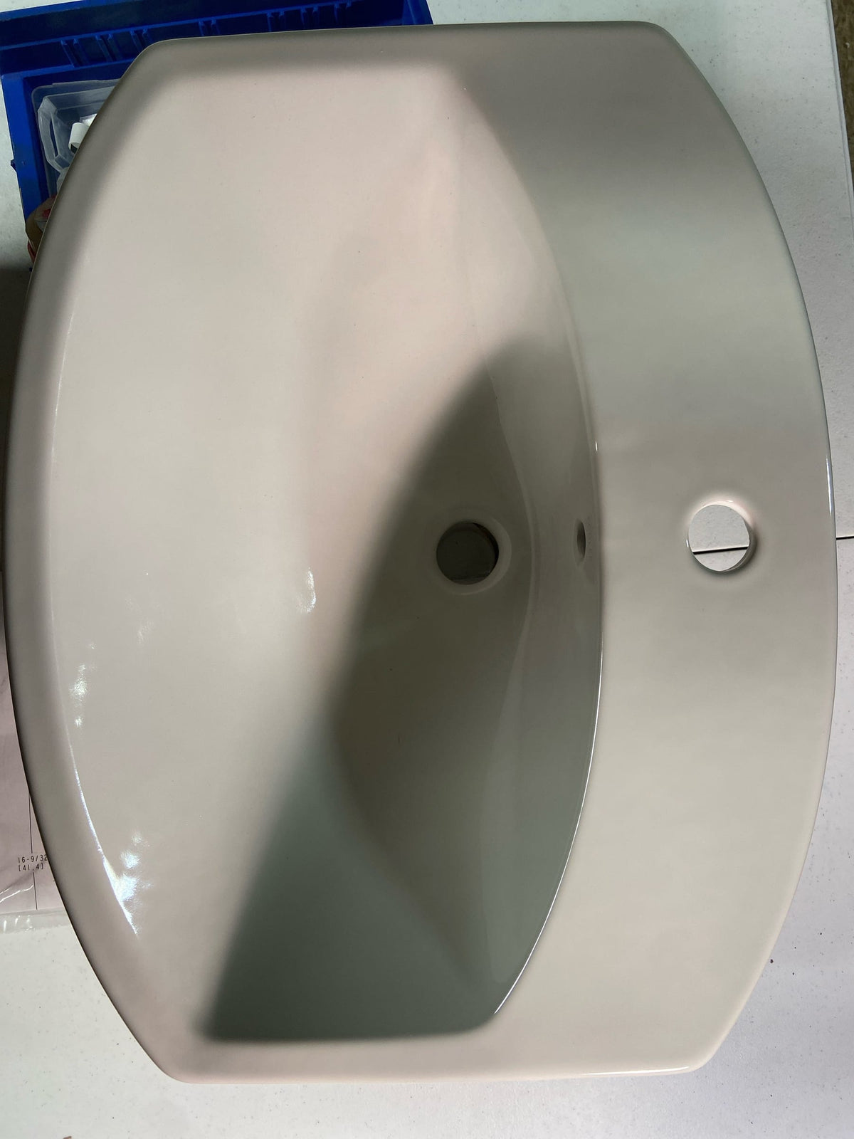Kohler K-2351-1-0 Cimarron 20-3/8" Drop In Bathroom Sink with 1 Hole Drilled and Overflow - White
