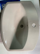 Kohler K-2351-1-0 Cimarron 20-3/8" Drop In Bathroom Sink with 1 Hole Drilled and Overflow - White