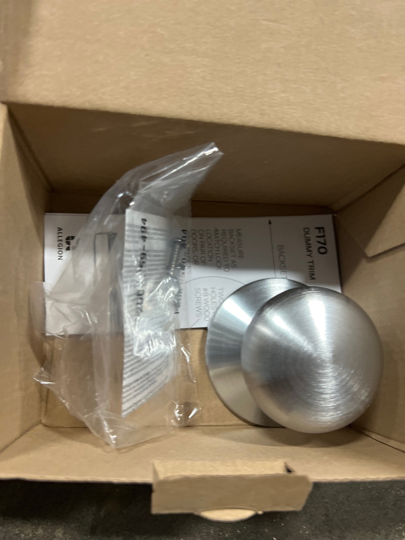 Schlage Plymouth Satin Chrome Dummy Door Knob