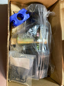 Emtek 5109ROUUS19 Round Passage Door Knob Set with Disk Rose from the Brass Modern Collection - Flat Black