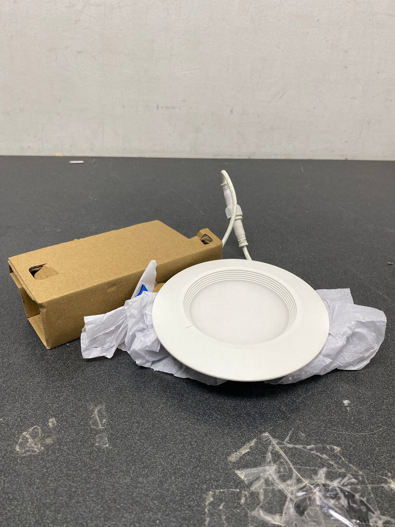 Halo HLBC4069FSD2W1EMW HLBC 4 in. Ultra-Slim Regressed LED Downlight Selectable CCT with D2W Option