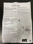 Avenue Lighting HF5022-GL Circa LED 6 inch Gold Wall Sconce Wall Light