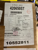 Fine Art Handcrafted Lighting 420650ST Portobello Road Single-Light Wall Sconce with Hand-Tailored Silk Shade - Silver Leaf