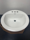 American Standard Rondalyn Self-Rimming Bathroom Sink in White-0491.019.020