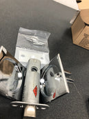 Emtek 2134US26 Square Tubular 2-1/2" Passage Pocket Door Pull - Polished Chrome