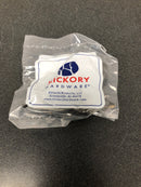 Hickory Hardware P140-AB Partial Inset Traditional Cabinet Door Hinge (Package of 2) - Antique Brass