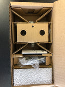 Baldwin PSSQUCRR150 Reserve Passage Square with Contemporary Round Rose in Satin Nickel Finish