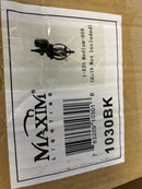 Maxim 1030BK Crown Hill 18" 1 Light Wall Sconce - Black / Clear Glass