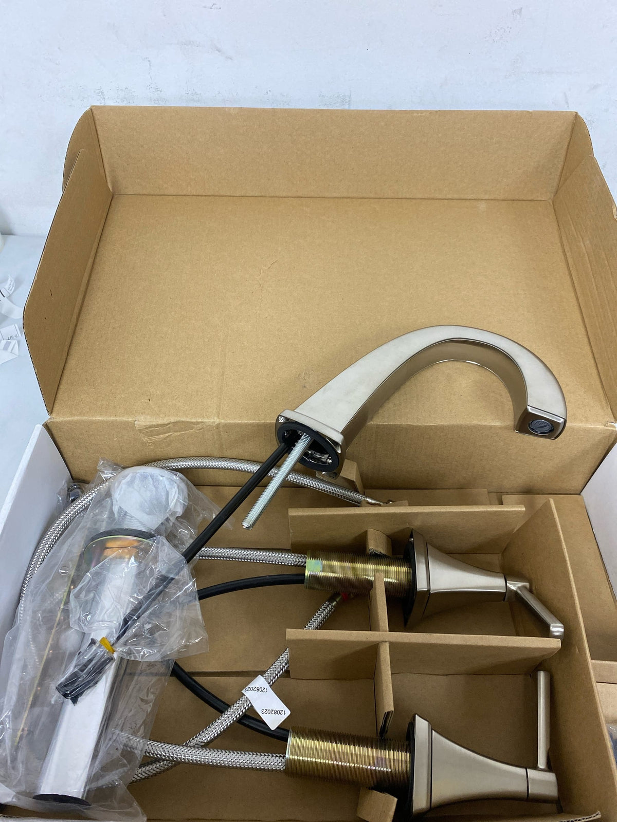 Miseno MNO641LZBN Elysa 1.2 GPM Widespread Bathroom Faucet with Pop-Up Drain Assembly - Brushed Nickel