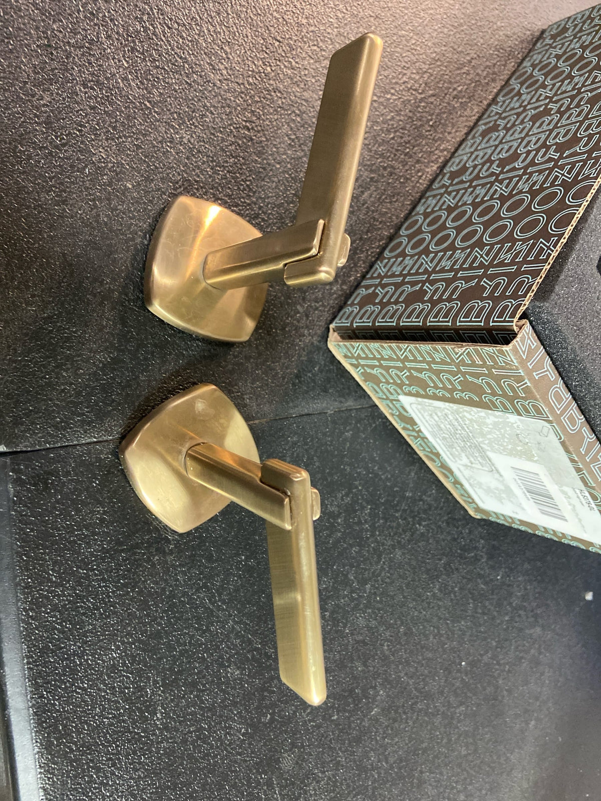 Brizo HL5368-GL Allaria Lever Handle Kit Only for Widespread Bathroom Faucet - Less Spout - Luxe Gold