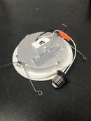 Commercial electric 91847 6 in. Selectable CCT Integrated LED Retrofit Ultra-Slim White Recessed Light Trim