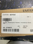 Emtek 8221PUS7 Providence Privacy Door Knob Set with Rectangular Rose from the Brass Classic Collection - French Antique