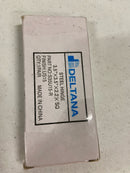 Deltana S35U15-R 3-1/2 x 3-1/2 Plain Bearing Square Corner Full Mortise Hinge - Pair - Satin Nickel