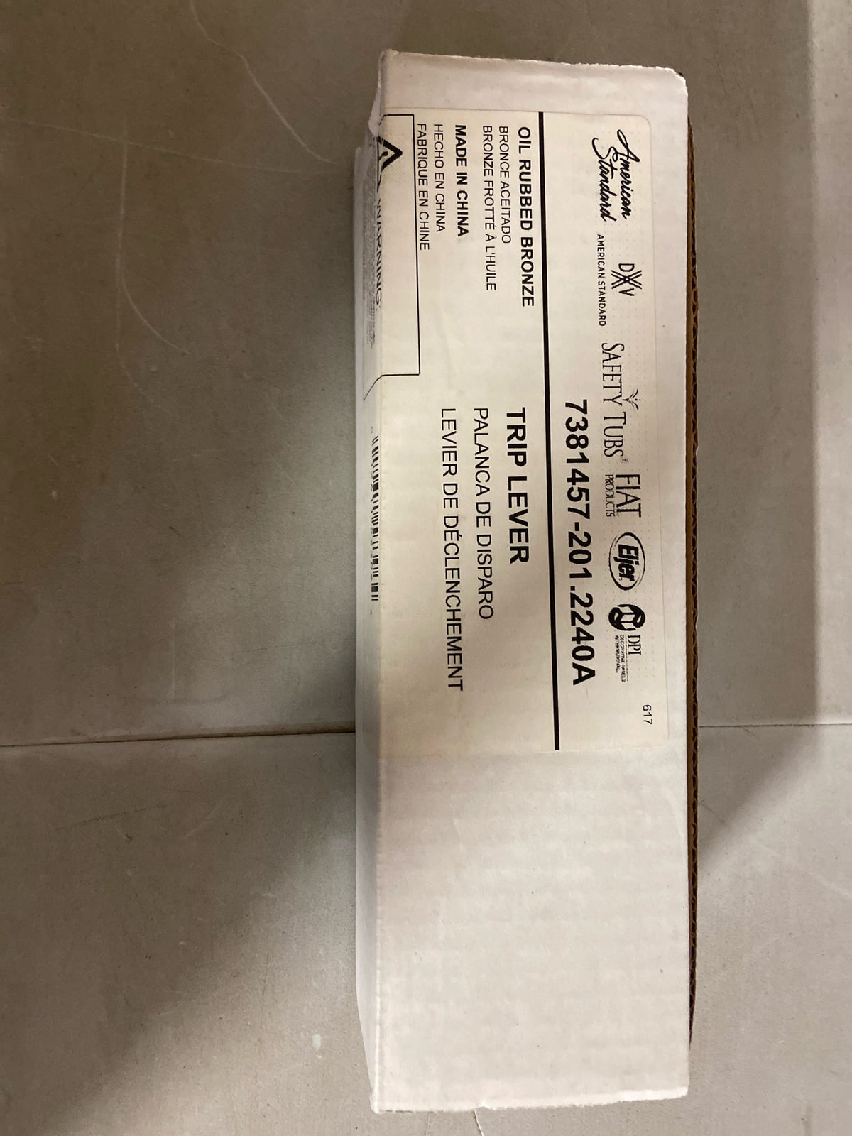 American Standard 7381457-201.2240A Optum Vormax Trip Lever - Oil Rubbed Bronze