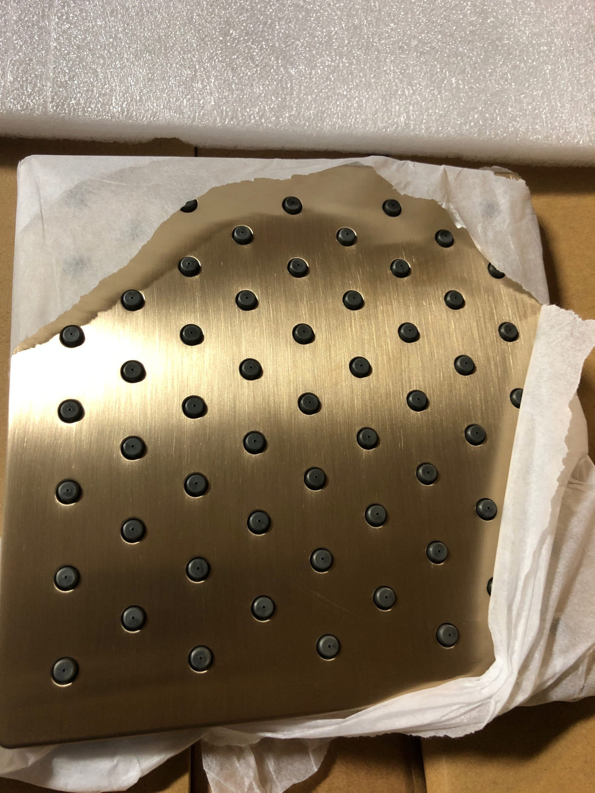 Delta T342703-CZ Modern Square Non Shared Shower System with Shower Head, Hand Shower, Shower Arm, and Hose - Champagne Bronze