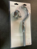 Danze D481376 Victorian Style Showerarm with Flange, 12-Inch, Chrome