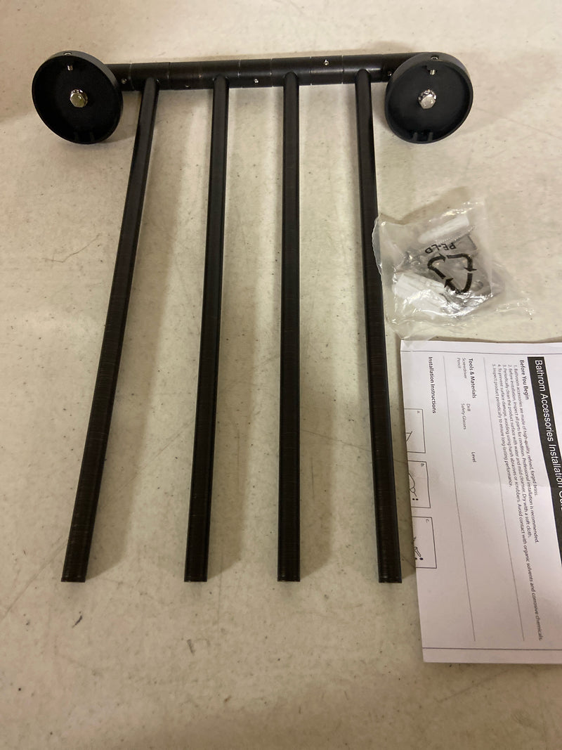 Signature Hardware 358780 Colvin Quadruple Towel Bar - Drk Oil Rubbed Bronze