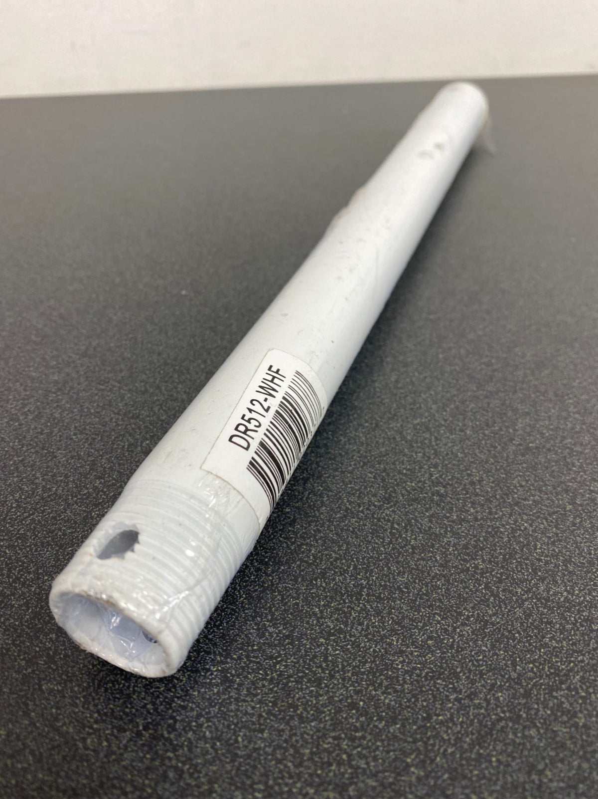 Unbranded DR512-WHF 12 in. White Flat Extension Downrod