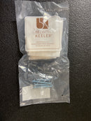 Belwith-Keeler Bijou Ember Collection Pull 1 Inch Center to Center Brushed Golden Brass Finish
