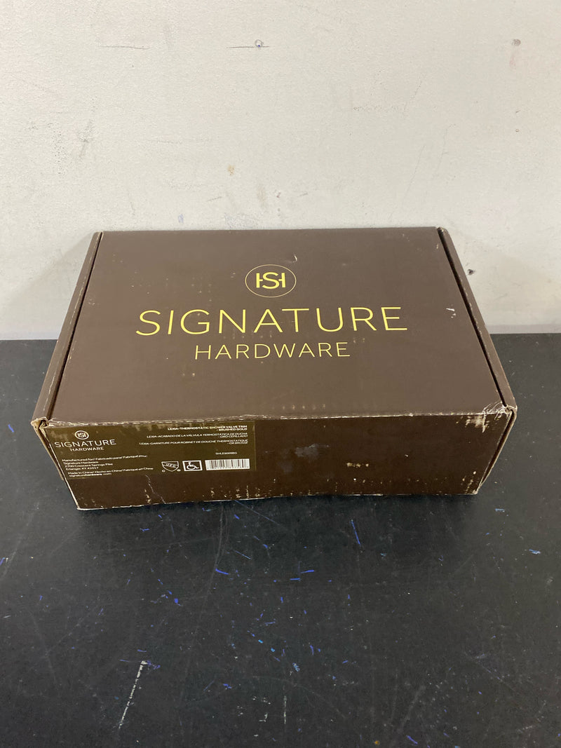 Signature Hardware 483860 Lexia Thermostatic Valve Trim - Less Valve - Brushed Gold