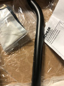 Kohler K-T23888-BL Components 1.2 GPM Wall Mounted Widespread Bathroom Faucet with Ribbon Design Spout - Less Handles - Matte Black