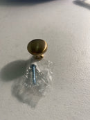 Berenson 9133-10CZ-P Traditional Advantage Four 1-1/8 Inch Mushroom Cabinet Knob from the Value Collection - Champagne