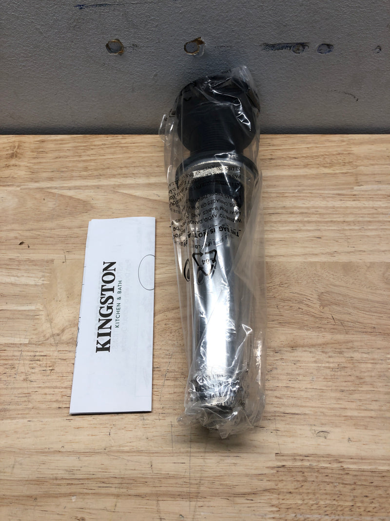 Kingston Brass EV7000MB Trimscape 1-1/4" Pop-Up Drain Assembly - Less Overflow - Matte Black