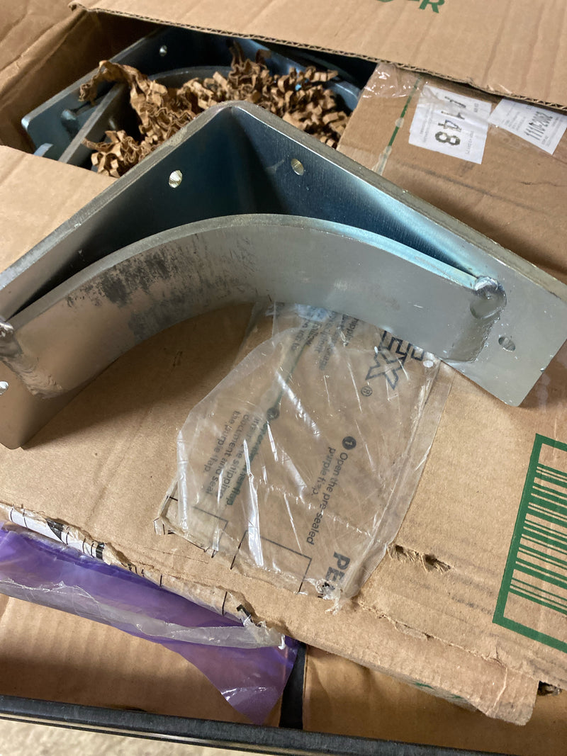 Ekena Millwork Morris Steel Bracket, Antiqued Silver 3"W x 6"D x 6"H