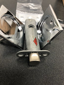 Emtek 2134US26 Square Tubular 2-1/2" Passage Pocket Door Pull - Polished Chrome