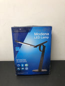 Tzumi 7865HD Atmosphere 16 in. Black Modena LED Lamp