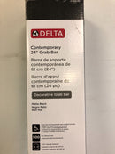 Delta 24" Grab Bar with Concealed Mounting, Contemporary Modern Design