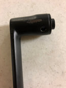 Baldwin 5485V190PRIV 5485V Privacy Door Lever Set with R026 Rose from the Estate Collection - Satin Black