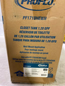 PROFLO PF1710HEWH Toilet Tank Only - Less Seat - White