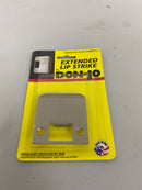 Don-Jo EL 102 18 Gauge Extended Lip Strike, Clear Coated Satin Nickel Plated, 2" Width x 2-1/4" Height (Pack of 10)