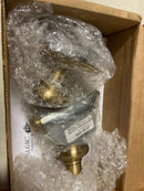 Nostalgic Warehouse 712827 New York Solid Brass Passage Door Knob Set with Cottage Rose and 2-3/8" Backset - Antique Brass