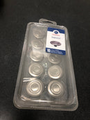 Hickory Hardware VP121-SN Pack of (10) - Cavalier 1-3/8 Inch Mushroom Cabinet Knobs / Drawer Knobs - Satin Nickel