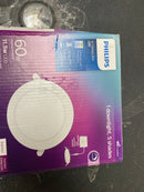 Philips 584508 LED 6 in. 60-Watt Equivalent Slim Canless Recessed Light 5CCT (1-Pack)