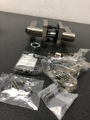 Kwikset 740HFLSQT-15SV1 Halifax Single Cylinder Keyed Entry Door Lever Set with Square Rose and SmartKey - Satin Nickel