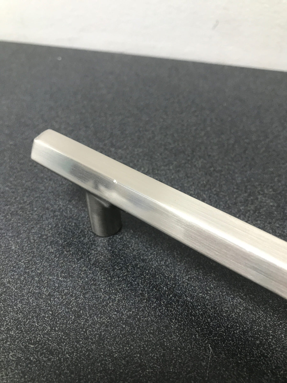 Emtek 86680US15 Mod Hex 10 Inch Center to Center Bar Cabinet Pull from the Urban Modern Collection - Satin Nickel