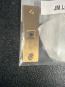 Top Knobs TK741HB Channing 3 Inch Long Cabinet Knob Backplate from the Barrington Series - Honey Bronze