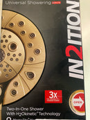 Delta 58480-CZ-PK In2ition Gold 5-Spray Patterns 1.75 GPM 6.88 in. Wall Mount Dual Shower Heads in Champagne Bronze