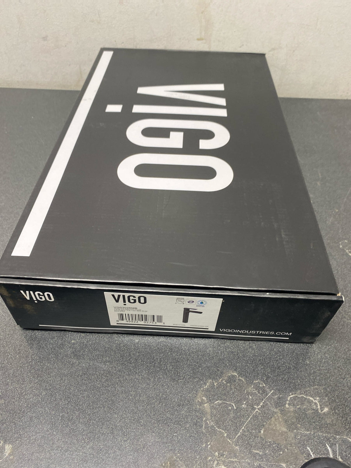 Vigo VG03026MB Amada 1.2 GPM 11" H Single Handle Single Hole Vessel Bathroom Faucet - Matte Black
