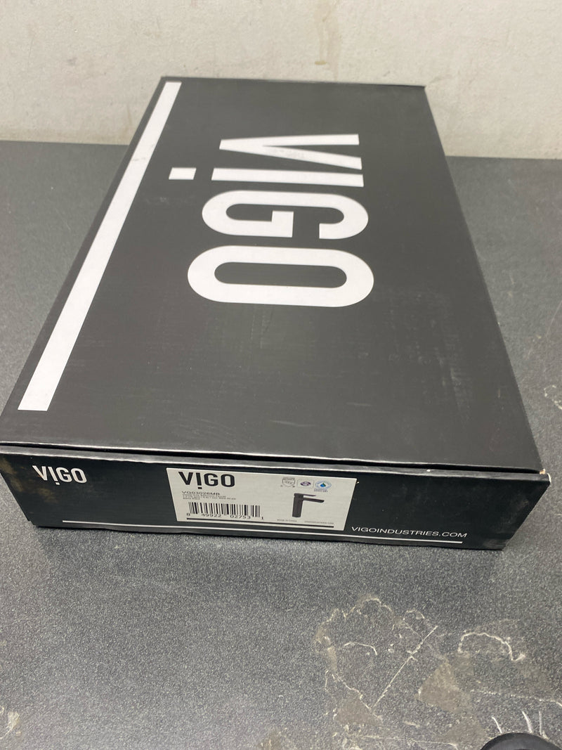 Vigo VG03026MB Amada 1.2 GPM 11" H Single Handle Single Hole Vessel Bathroom Faucet - Matte Black