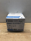 Nora Lighting NLCBC-46935XMPW Cobalt Adjustable 4" LED Adjustable Recessed Trim - 3500K - 900 Lumens - Matte Powder White / Matte Powder White
