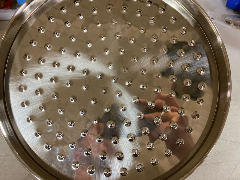 Kingston Brass K125A8 Victorian 1.8 GPM Single Function Rain Shower Head - Brushed Nickel