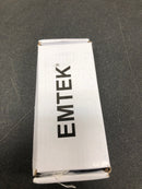 Emtek 94013US19 3-1/2" x 3-1/2" Plated Steel Heavy Duty Square Corner Ball Bearing Hinges - Pair - Flat Black