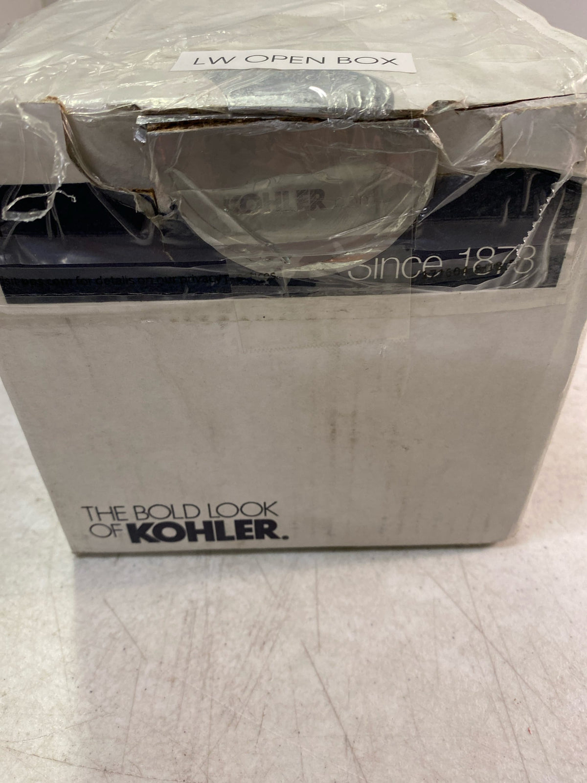 Kohler K-TS74042-4-CP Hint Function Pressure Balanced Valve Trim Only with Single Lever Handle - Less Rough In - Polished Chrome