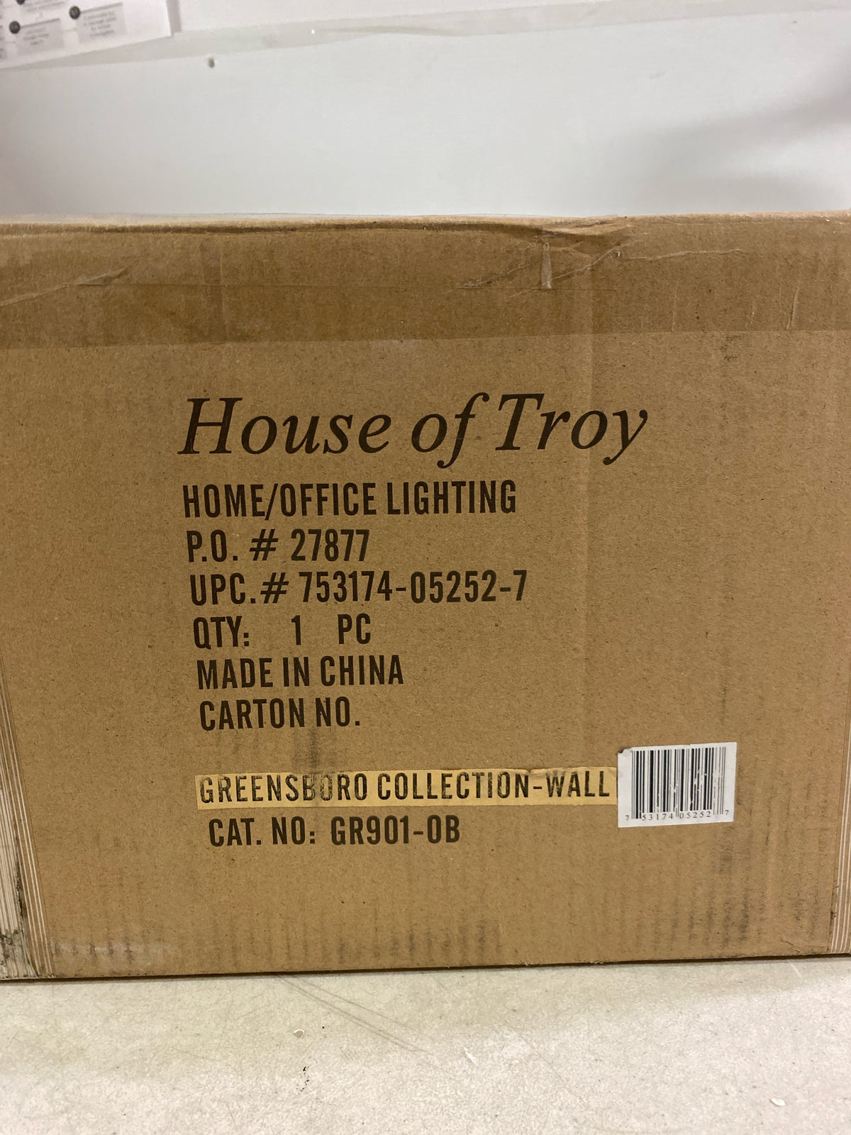 House of Troy GR901-OB Greensboro Collection 13-Inch Portable Wall Lamp, Oil Rubbed Bronze