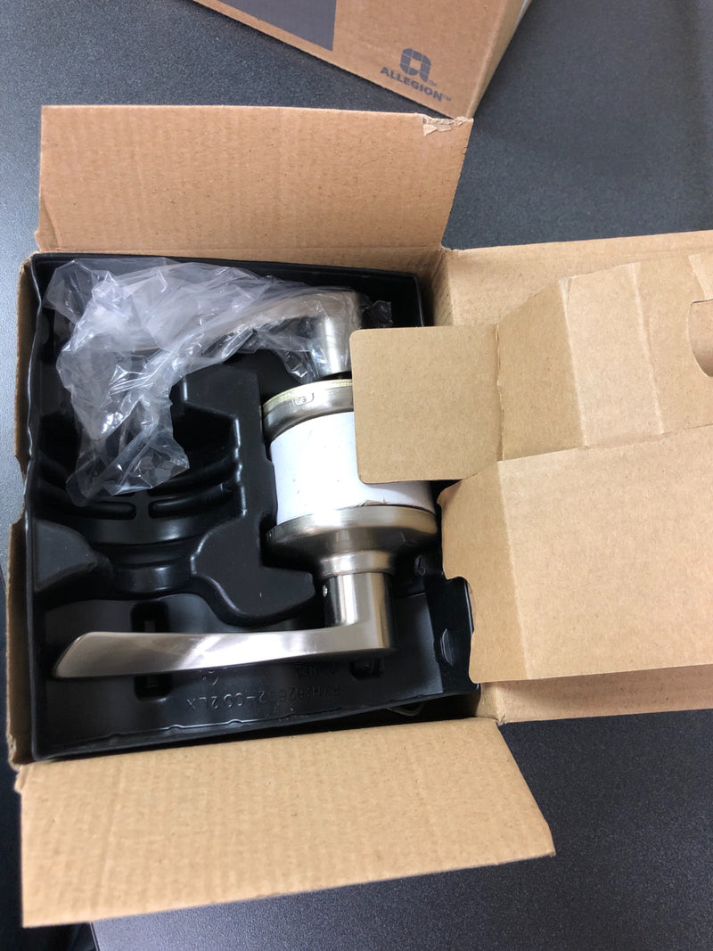 Kwikset Balboa Satin Nickel Passage Hall/Closet Door Lever with Microban Antimicrobial Technology-200BL 15 6AL RC