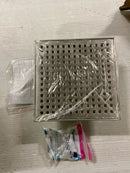 Design House 542837-SS 6" Square Shower Drain - Stainless Steel